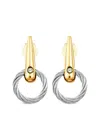 Charriol Zen Extension Earrings In Gold