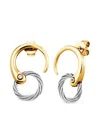 Charriol Zen Extension Earrings In Gold