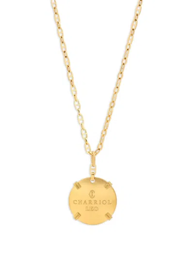 Charriol Zodiac Leo Necklace In Gold