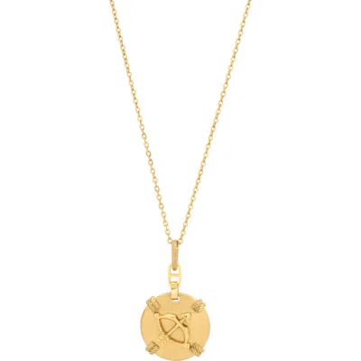 Charriol Zodiac Sagittarus Necklace In Gold