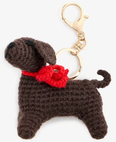 Charter Club 100% Cashmere Bag Charm, Macy's Exclusive In Brown