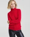 Charter Club 100% Cashmere Women's Turtleneck Sweater, Created For Macy's In Red Polish
