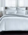 Charter Club 1.5" Stripe 550 Thread Count 100% Cotton 2-pc. Duvet Cover Set, Twin, Exclusively At Macy's