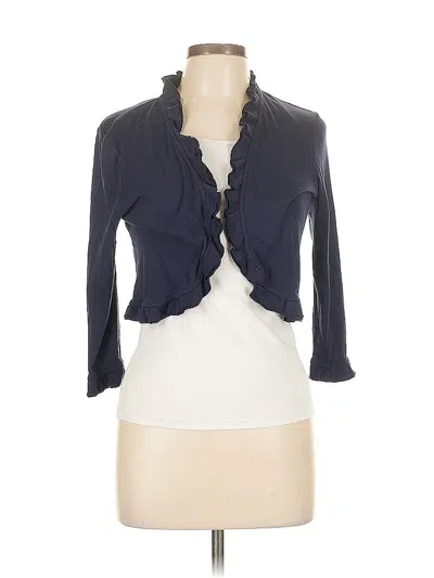 Pre-owned Charter Club 3/4 Sleeve Blouse In Blue