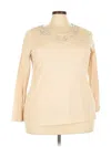 Charter Club 3/4 Sleeve T-shirt In Neutral