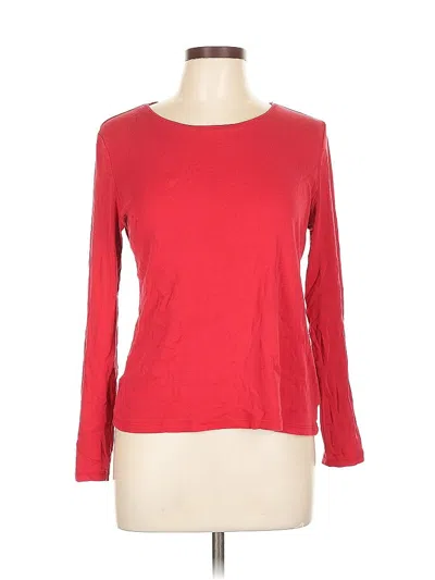 Pre-owned Charter Club 3/4 Sleeve T-shirt In Red