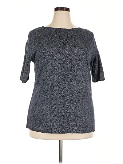 Pre-owned Charter Club 3/4 Sleeve T-shirt In Gray
