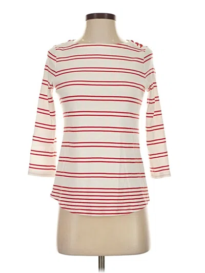 Pre-owned Charter Club 3/4 Sleeve T-shirt In Red