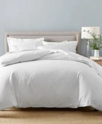 Charter Club 550 Thread Count 100 Cotton Duvet Cover Sets Exclusively At Macys In White