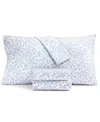 Charter Club 550 Thread Count Printed Cotton 4-pc. Sheet Set, Full, Exclusively At Macy's