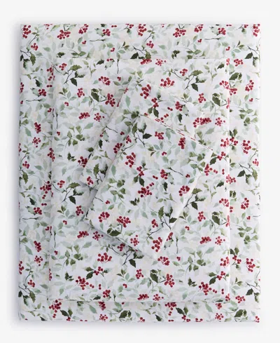 Charter Club 550 Thread Count Printed Cotton 4-pc. Sheet Set, Full, Exclusively At Macy's In Multi