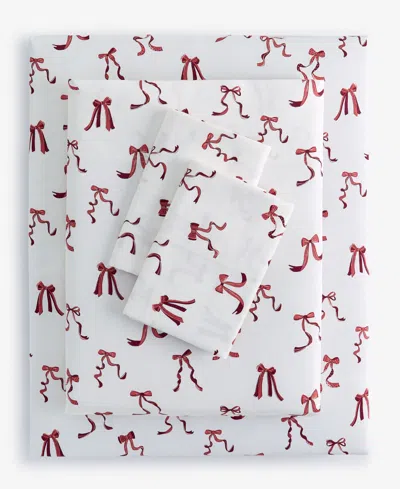 Charter Club 550 Thread Count Printed Cotton 4-pc. Sheet Set, Full, Exclusively At Macy's