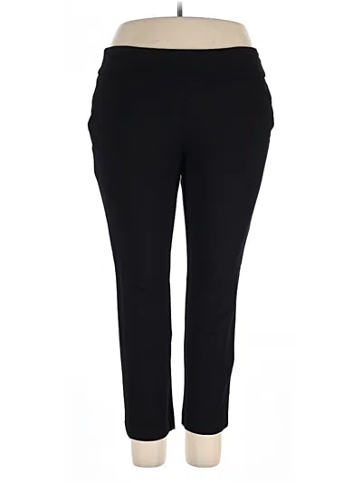 Pre-owned Charter Club Active Pants In Black