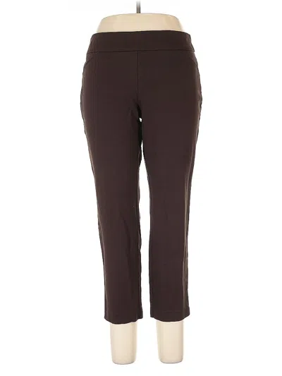 Pre-owned Charter Club Active Pants In Brown