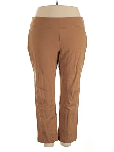 Pre-owned Charter Club Active Pants In Brown