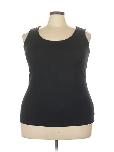 Pre-owned Charter Club Active Tank Top In Black