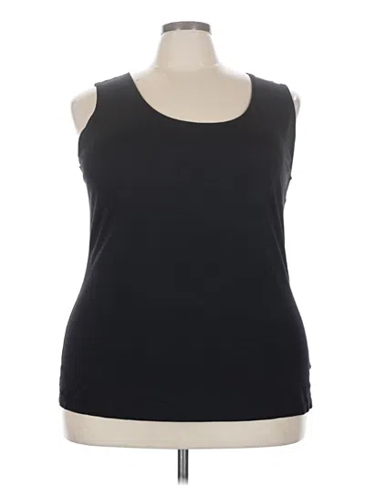 Pre-owned Charter Club Active Tank Top In Black