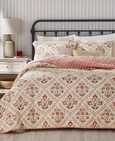 Charter Club Amelia 3-pc. Quilt Set, Full/queen, Exclusively At Macy's In Orange