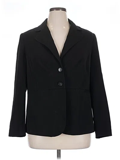 Pre-owned Charter Club Blazer Jacket In Black