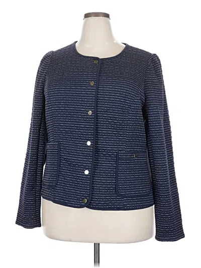Charter Club Blazer Jacket In Blue