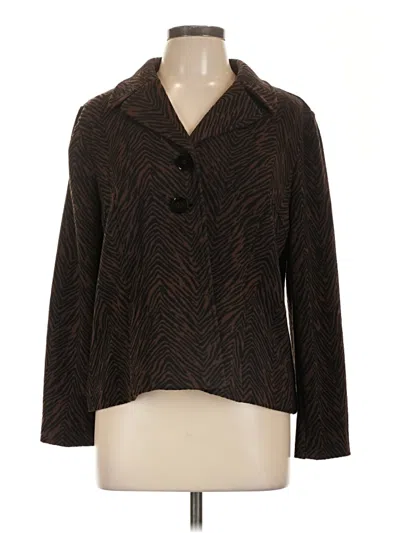 Pre-owned Charter Club Blazer Jacket In Brown