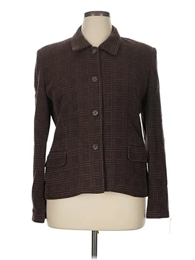 Pre-owned Charter Club Blazer Jacket In Brown