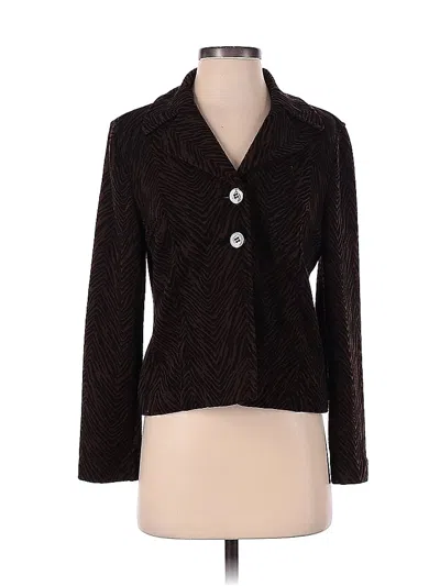 Pre-owned Charter Club Blazer Jacket In Brown