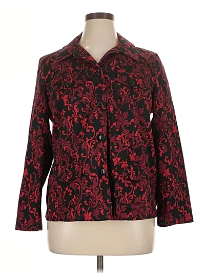 Pre-owned Charter Club Blazer Jacket In Red