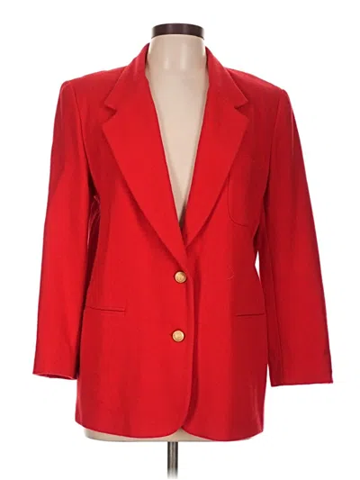 Pre-owned Charter Club Blazer Jacket In Red