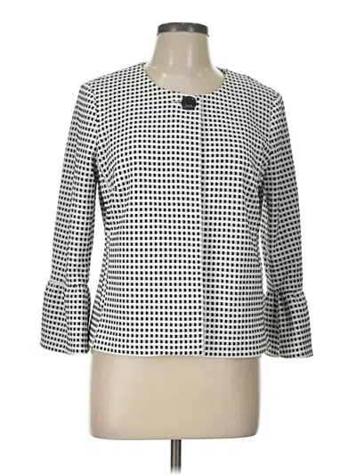 Pre-owned Charter Club Blazer Jacket In White