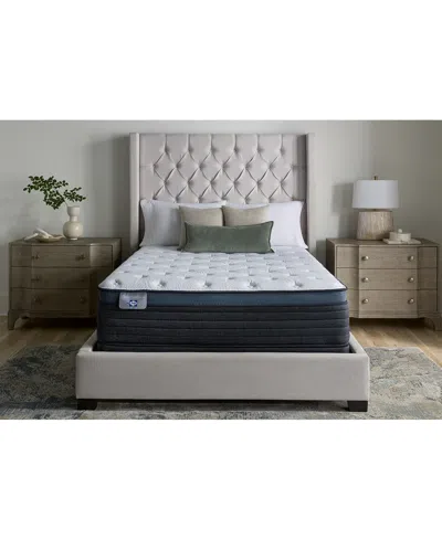 Charter Club By Sealy 14.5" Mystic Bay Medium Euro Top Mattress Set In Transparent