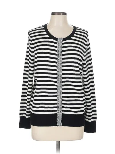 Pre-owned Charter Club Cardigan Sweater In Black