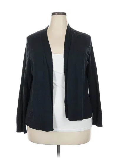 Pre-owned Charter Club Cardigan Sweater In Black