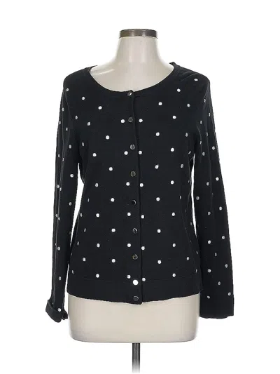 Pre-owned Charter Club Cardigan Sweater In Black