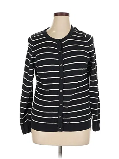 Pre-owned Charter Club Cardigan Sweater In Black