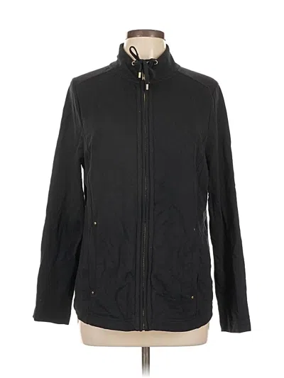 Pre-owned Charter Club Cardigan Sweater In Black