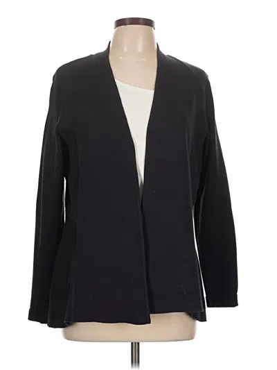 Pre-owned Charter Club Cardigan Sweater In Black