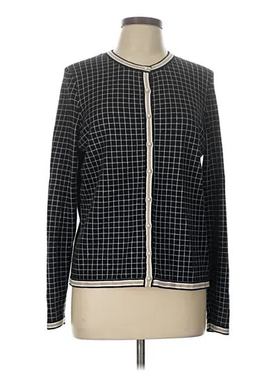 Pre-owned Charter Club Cardigan Sweater In Black