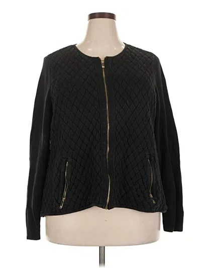 Pre-owned Charter Club Cardigan Sweater In Black