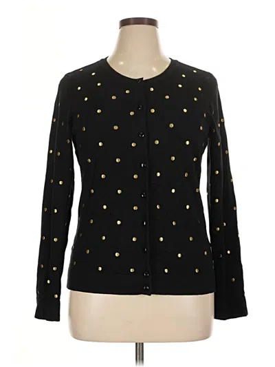 Pre-owned Charter Club Cardigan Sweater In Black