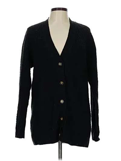 Pre-owned Charter Club Cardigan Sweater In Black