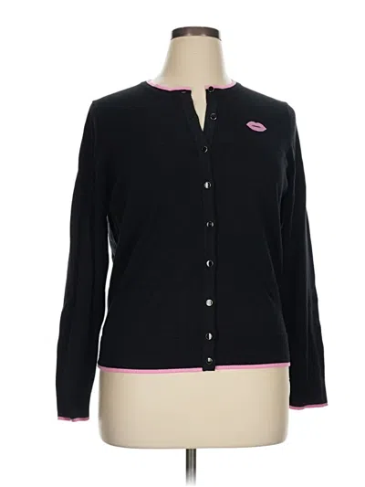 Pre-owned Charter Club Cardigan Sweater In Black