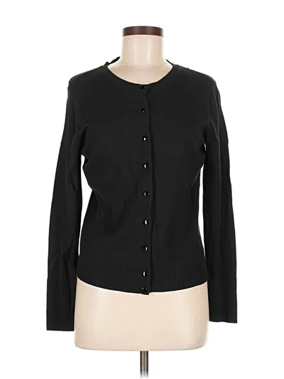 Pre-owned Charter Club Cardigan Sweater In Black