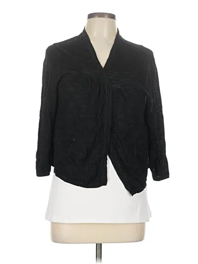 Pre-owned Charter Club Cardigan Sweater In Black