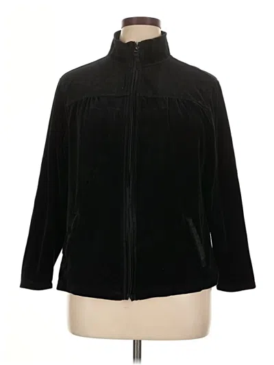 Pre-owned Charter Club Cardigan Sweater In Black