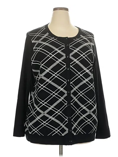 Pre-owned Charter Club Cardigan Sweater In Black