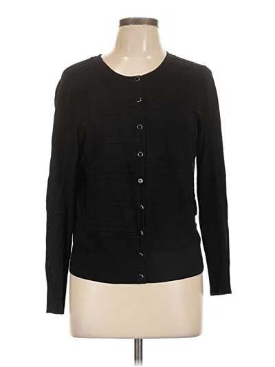 Pre-owned Charter Club Cardigan Sweater In Black