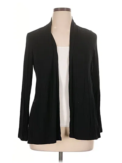 Pre-owned Charter Club Cardigan Sweater In Black