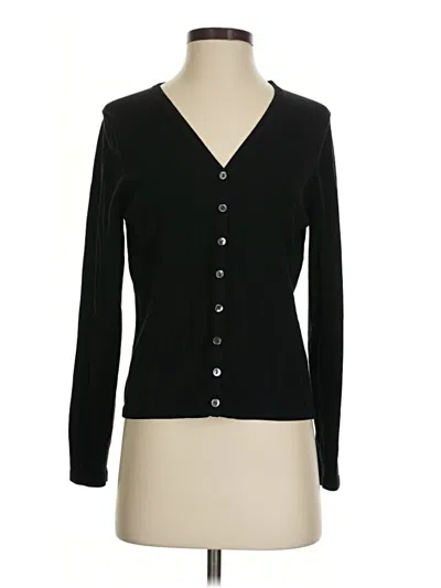 Pre-owned Charter Club Cardigan Sweater In Black