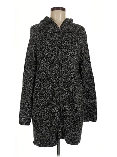 Pre-owned Charter Club Cardigan Sweater In Black